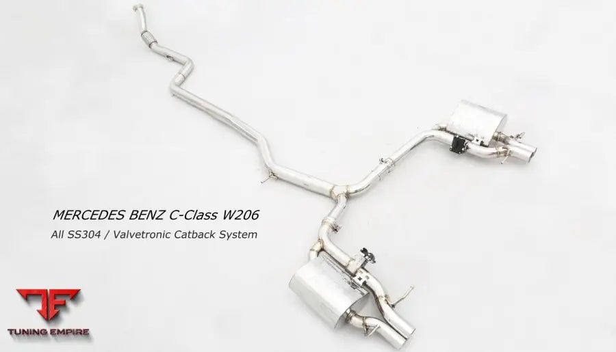 Mercedes Benz C Class W206 All Ss304 Valvetronic Exhaust System