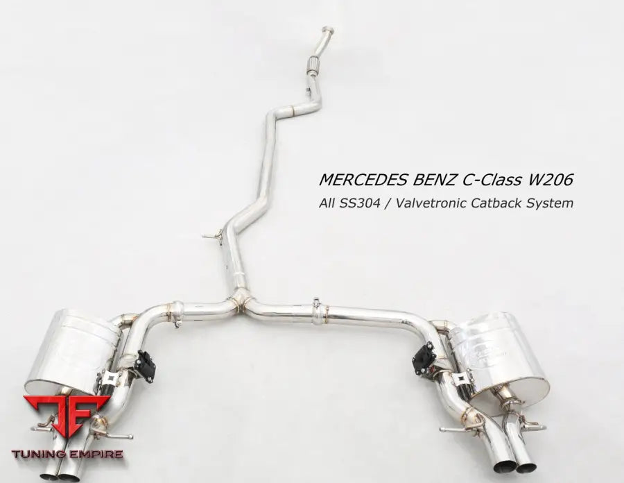 Mercedes Benz C Class W206 All Ss304 Valvetronic Exhaust System