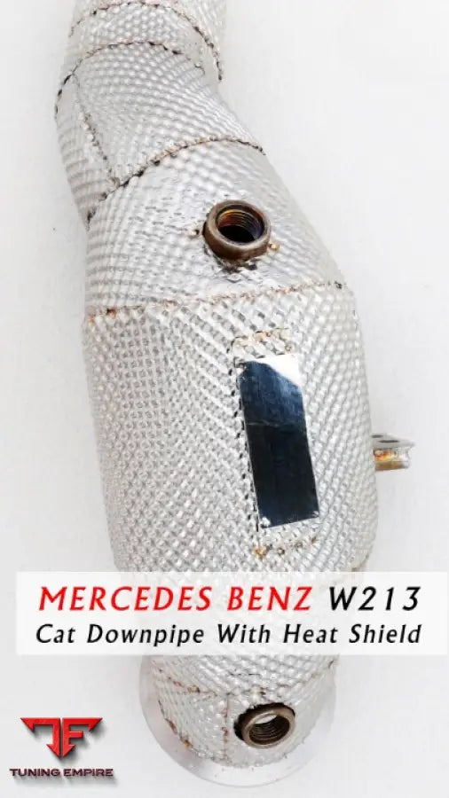 Mercedes Benz E Class W213 All Ss304 Cat Downpipe With Heat Shield Exhaust System