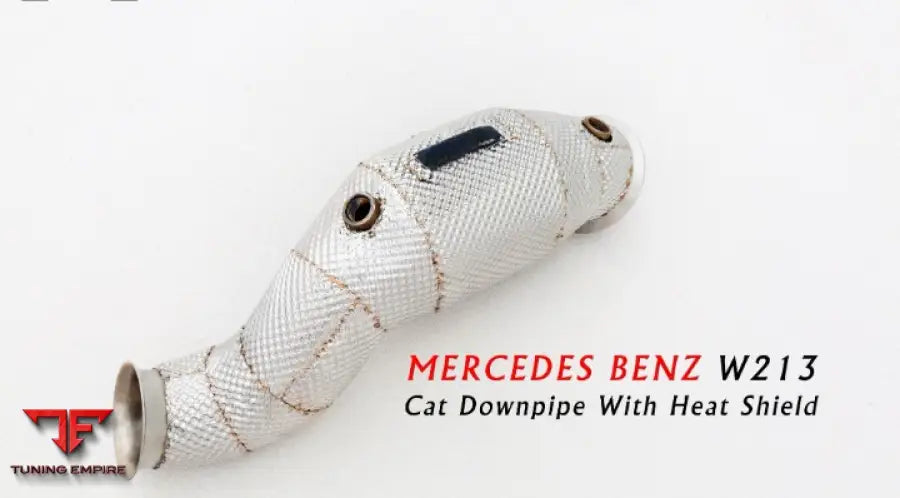 Mercedes Benz E Class W213 All Ss304 Cat Downpipe With Heat Shield Exhaust System