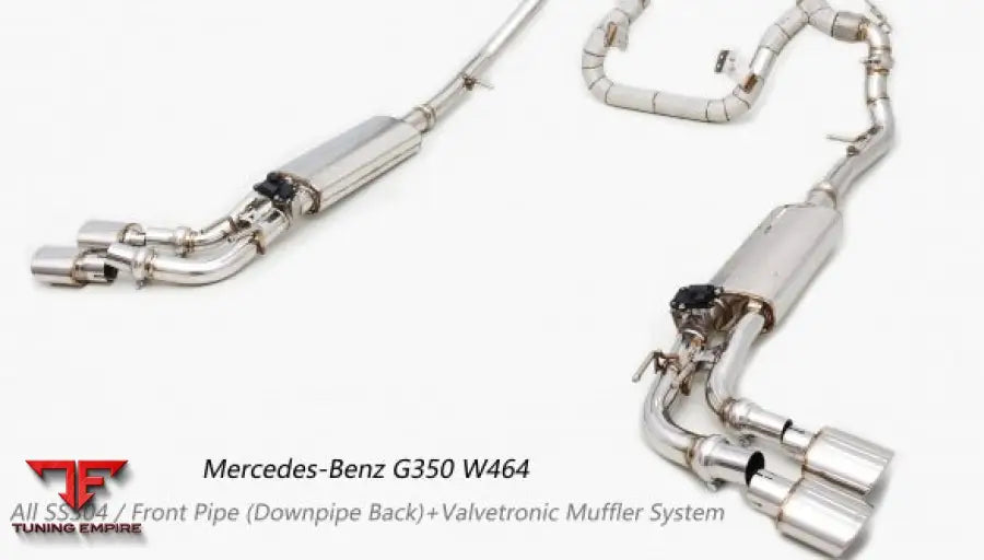 Mercedes Benz G Class Amg G350 All Ss304 Front Pipe Valvetronic Exhaust System