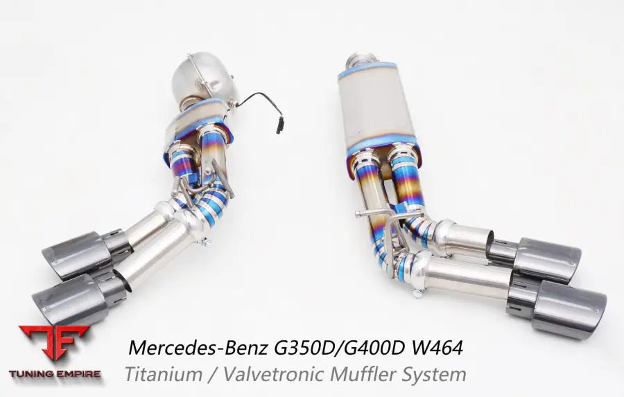 Mercedes Benz G Class Amg G350D Titanium Valvetronic Exhaust System