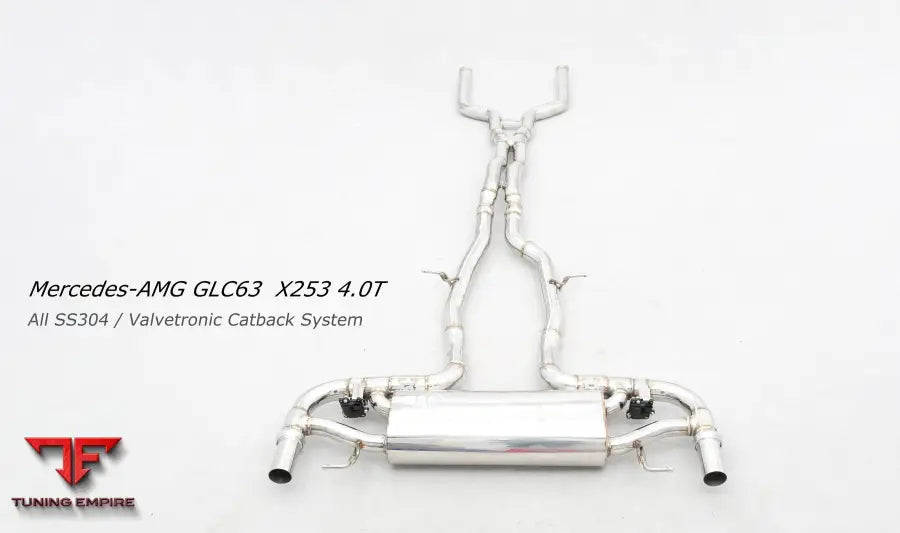 Mercedes Benz Glc63 X253 All Ss304 Valvetronic Exhaust System