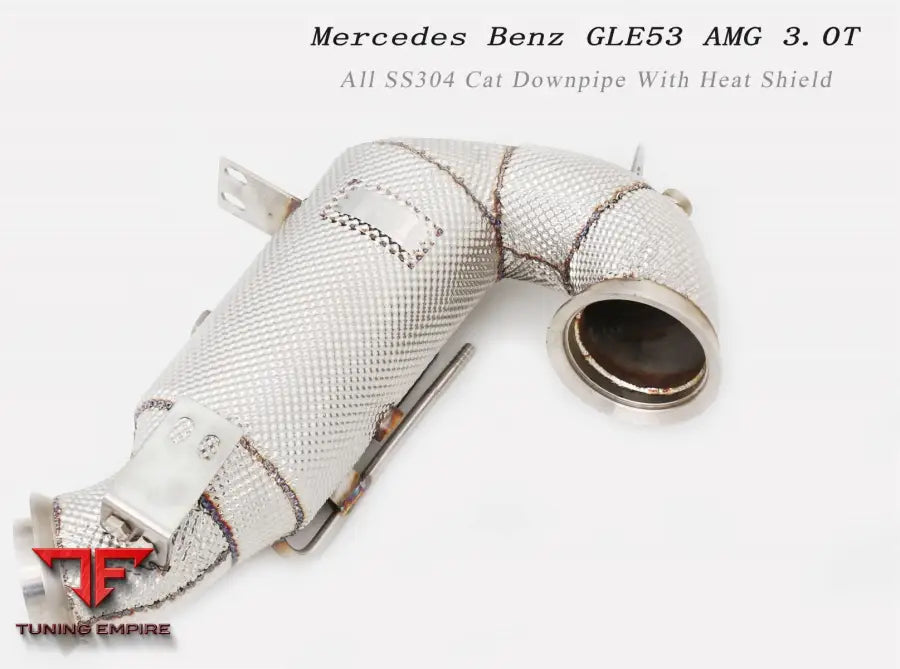 Mercedes Benz Gle53 W167 Amg 3.0T All Ss304 Cat Downpipe With Heat Shield Exhaust System