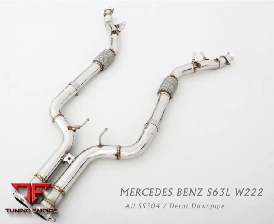 Mercedes Benz S Class Amg S63 W222 All Ss304 Catless Downpipe Exhaust System