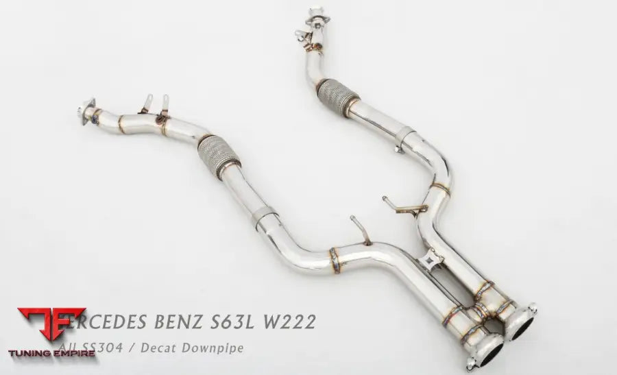 Mercedes Benz S Class Amg S63 W222 All Ss304 Catless Downpipe Exhaust System