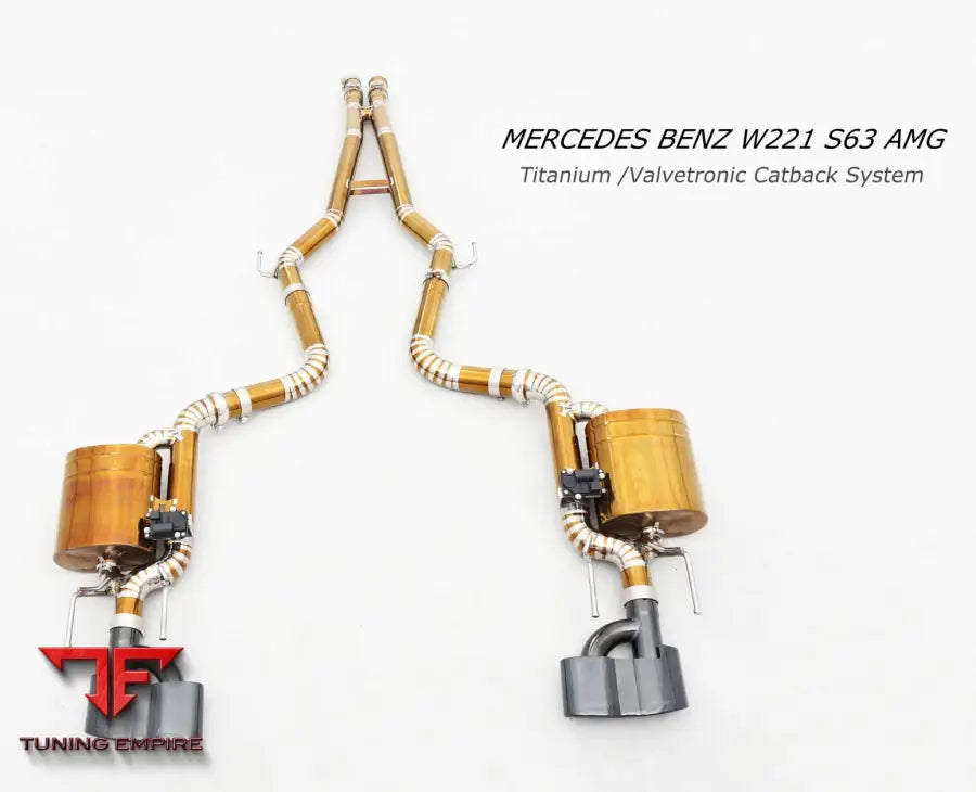 Mercedes Benz S Class Amg W221 S63 Titanium Valvetronic Exhaust System