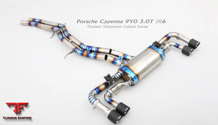 Porsche Cayenne 9Y0 Titanium Valvetronic Exhaust System