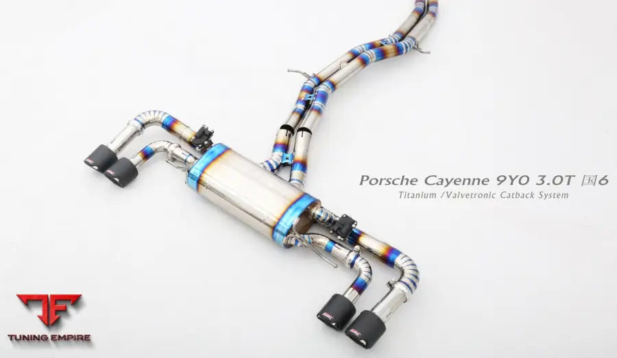 Porsche Cayenne 9Y0 Titanium Valvetronic Exhaust System