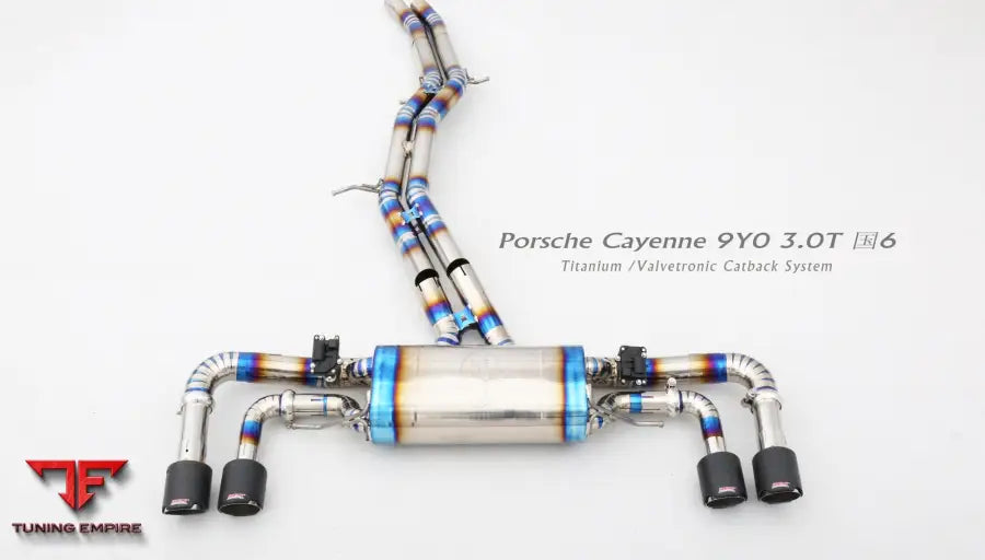 Porsche Cayenne 9Y0 Titanium Valvetronic Exhaust System