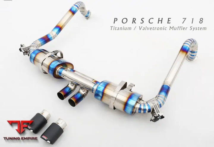 Porsche Cayman 718 2.0T Titanium Valvetronic Exhaust System