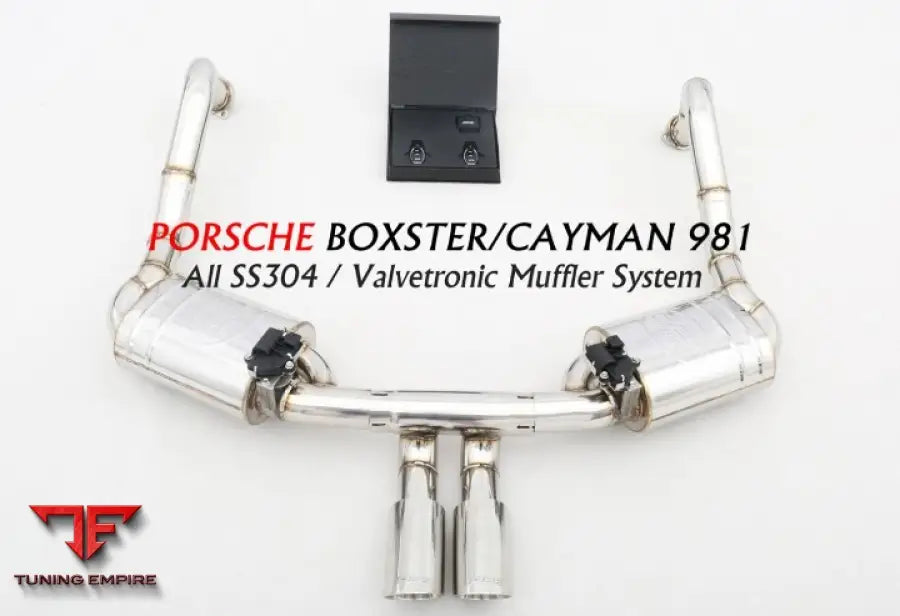 Porsche Cayman 981 All Ss304 Valvetronic Exhaust System