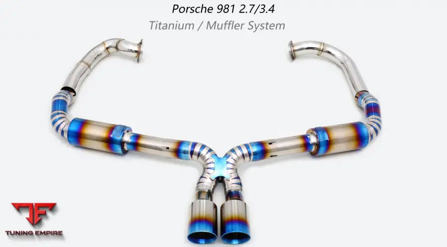 Porsche Cayman 981 Titanium Exhaust System