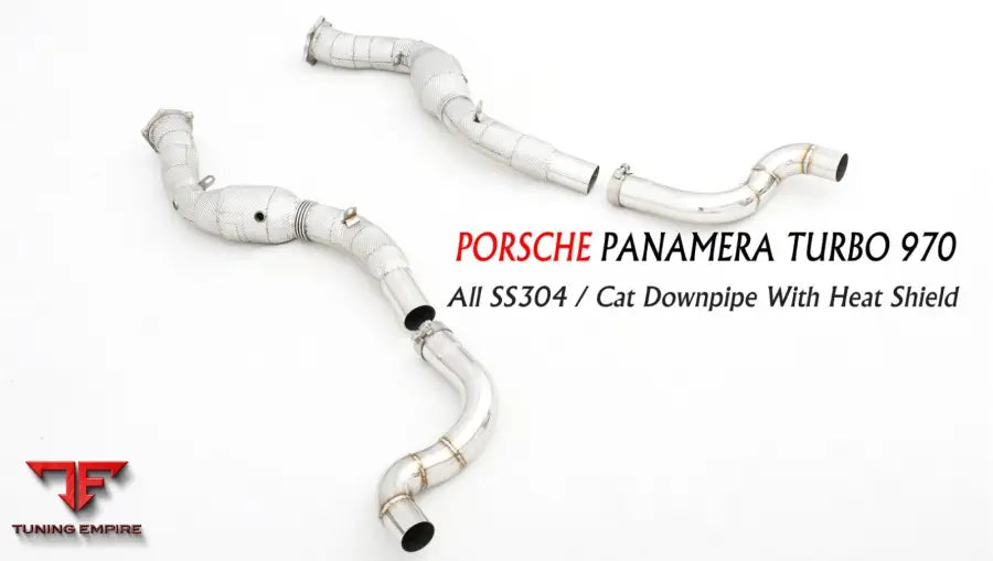 Porsche Panamera 970.1 All Ss304 Cat Downpipe With Heat Shield Exhaust System