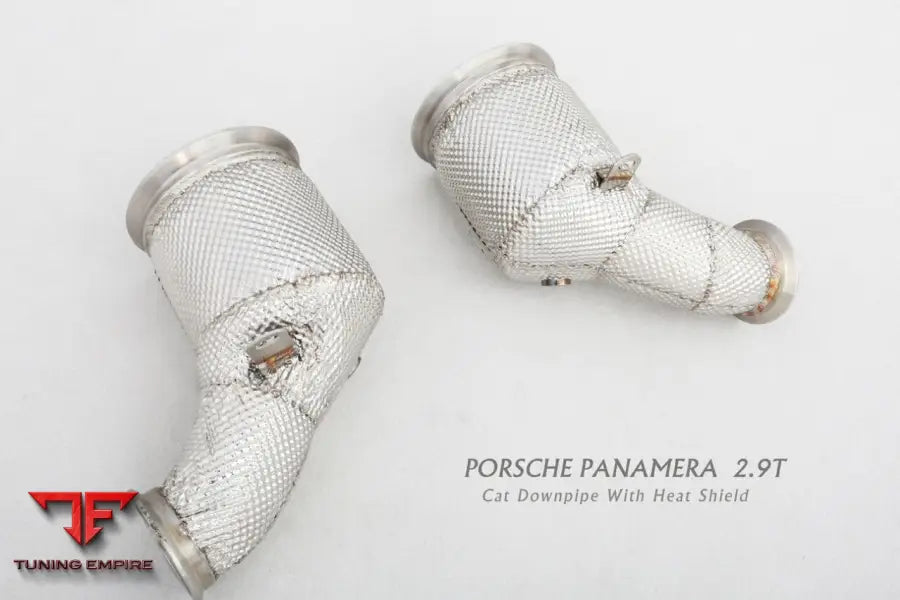 Porsche Panamera 971 All Ss304 Cat Downpipe With Heat Shield Exhaust System