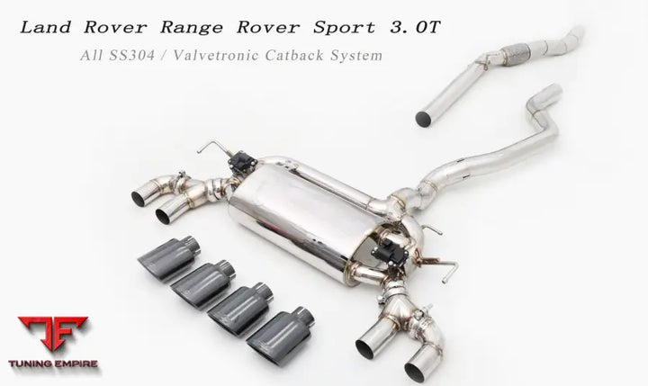 Land Rover Range Sport 2023 All Ss304 Titanium Valvetronic Exhaust System