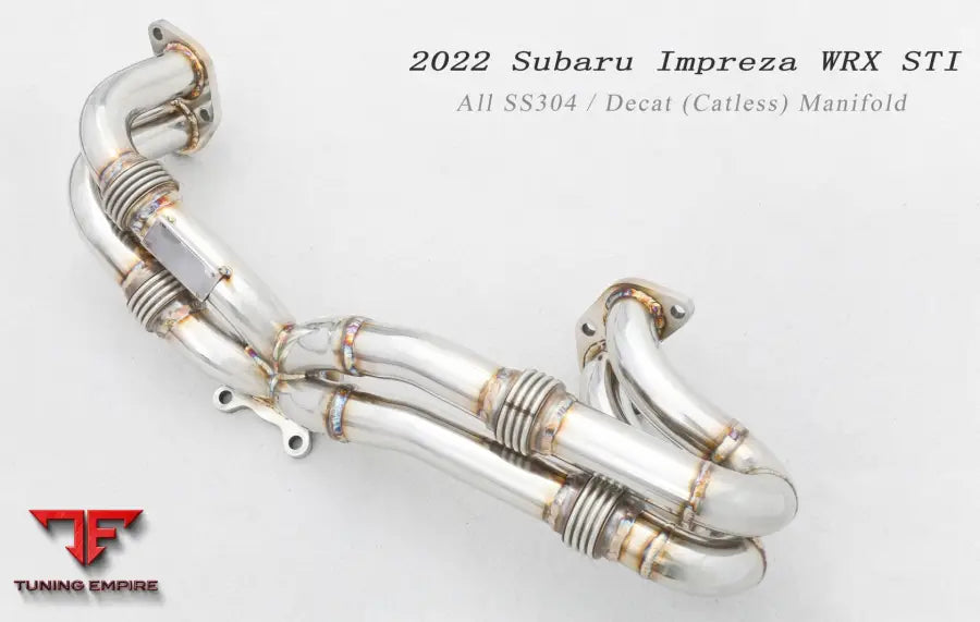 Subaru Impreza Wrx Sti 2022 Catless Manifold Exhaust System