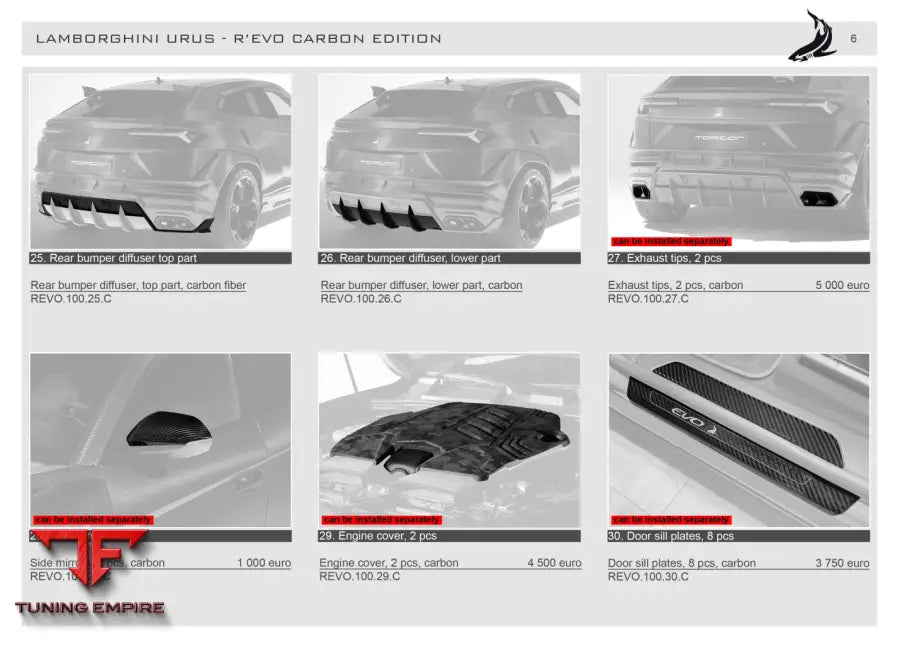 Top Car Lamborghini Urus R’evo - Carbon Edition