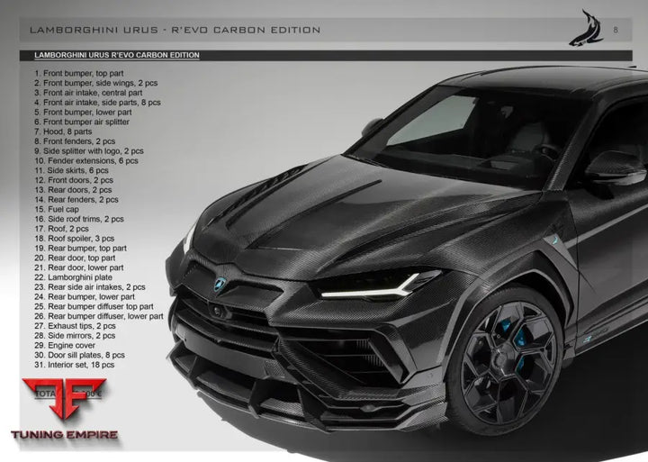 Top Car Lamborghini Urus R’evo - Carbon Edition