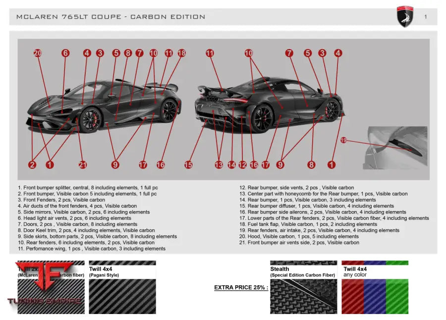 Top Car Mclaren 765Lt Coupe - Carbon Edition