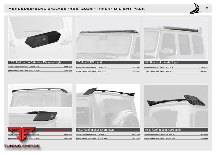 Top Car Mercedes-Benz G-Class (465) 2025 - Inferno Light Pack