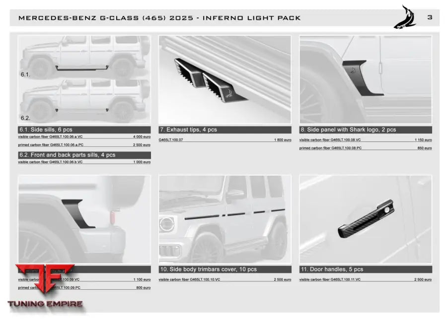 Top Car Mercedes-Benz G-Class (465) 2025 - Inferno Light Pack