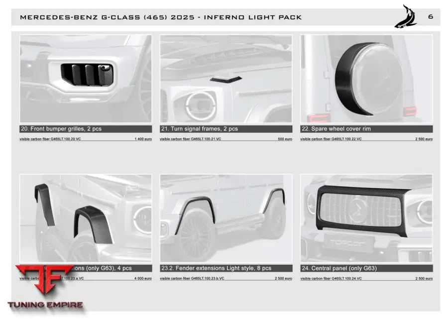 Top Car Mercedes-Benz G-Class (465) 2025 - Inferno Light Pack