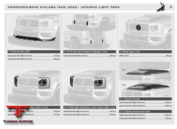 Top Car Mercedes-Benz G-Class (465) 2025 - Inferno Light Pack