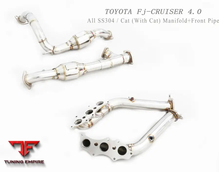 Toyota Fj Cruiser All Ss304 Manifold Front Pipe Exhaust System