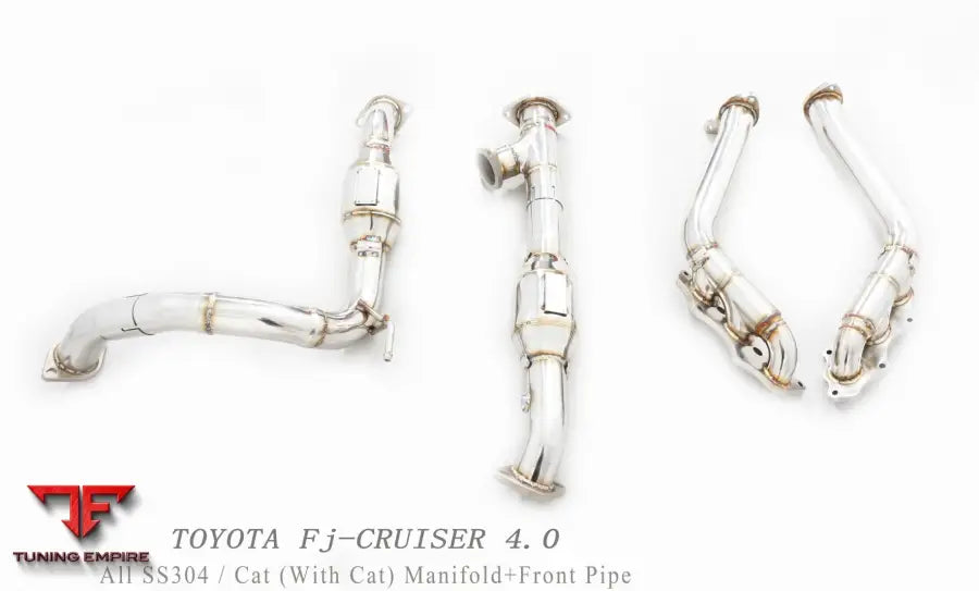 Toyota Fj Cruiser All Ss304 Manifold Front Pipe Exhaust System