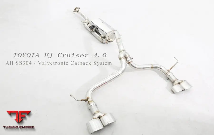 Toyota Fj Cruiser All Ss304 Valvetronic Exhaust System