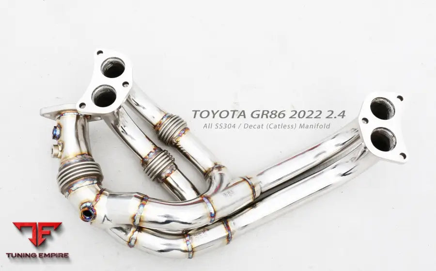 Toyota Gr86 2.4L All Ss304 Catless Manifold Exhaust System