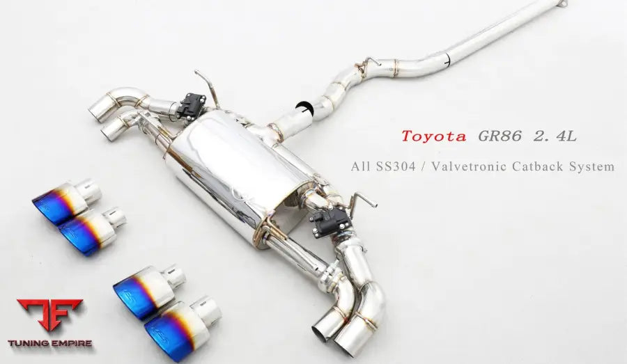 Toyota Gr86 2.4L All Ss304 Valvetronic Exhaust System