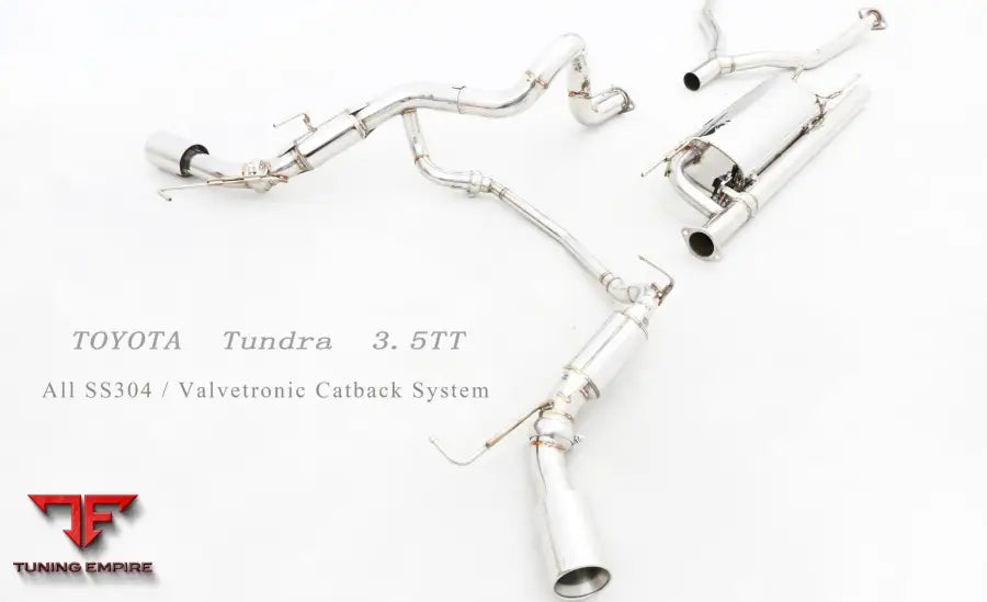 Toyota Tundra 2021 All Ss304 Valvetronic Exhaust System