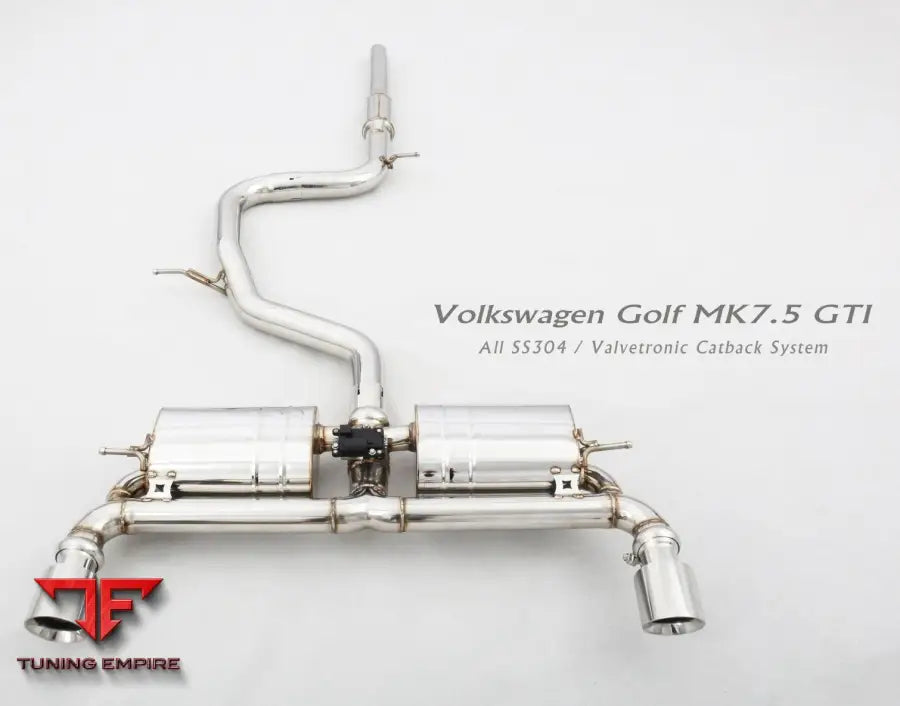 Volkswagen Golf Mk7.5 All Ss304 Valvetronic Exhaust System