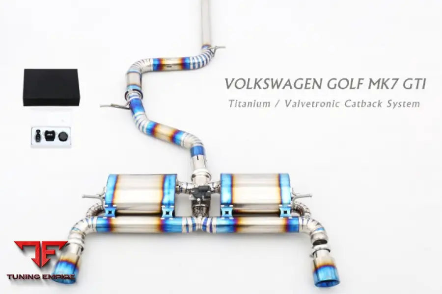 Volkswagen Golf Mk7 Titanium Valvetronic Exhaust System