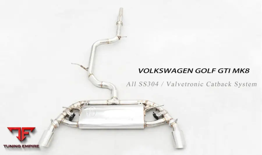 Volkswagen Golf Mk8 All Ss304 Valvetronic Exhaust System