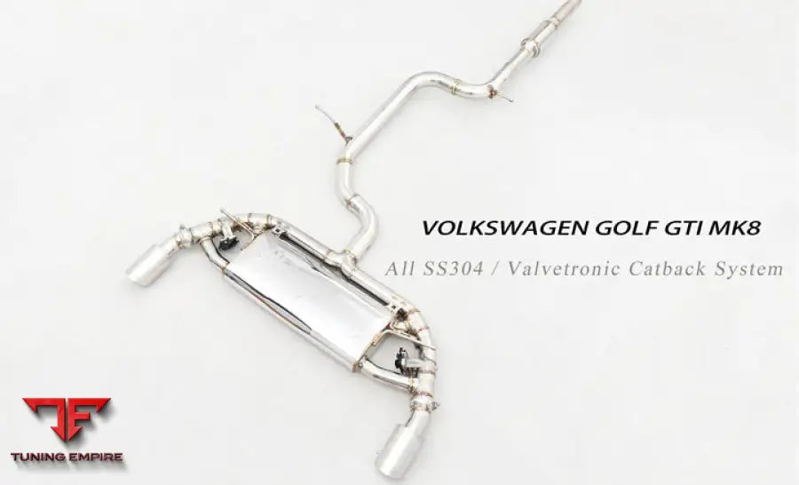 Volkswagen Golf Mk8 All Ss304 Valvetronic Exhaust System