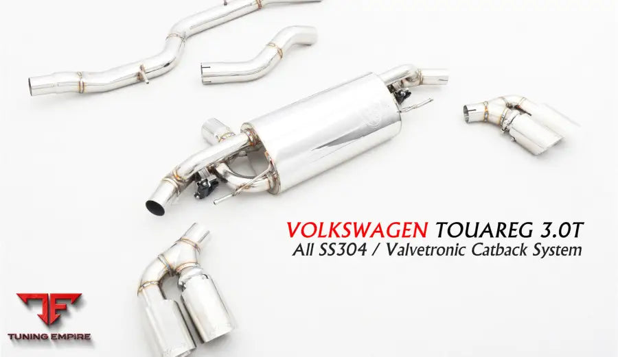 Volkswagen Touareg 2019-2022 All Ss304 Valvetronic Exhaust System