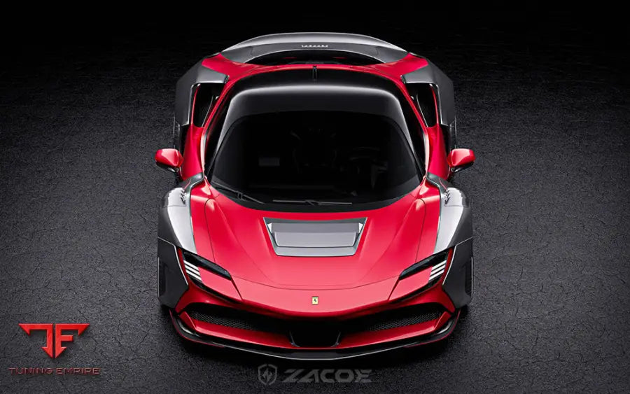 ZACOE FERRARI SF90 LIGHTNING CARBON FIBER WIDE BODY